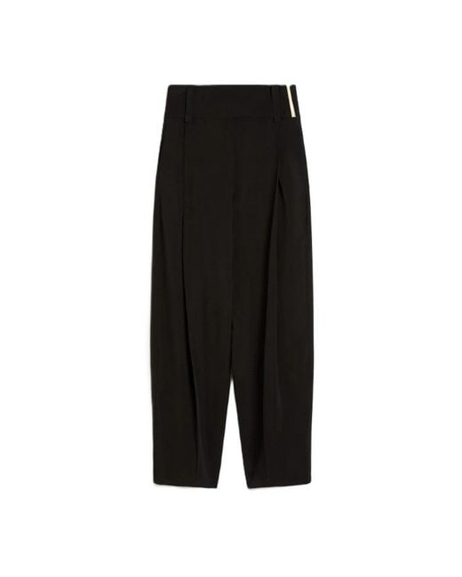 Max Mara Black Wide Trousers