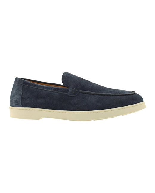Doucal's Herren Wildleder-Loafer in blau
