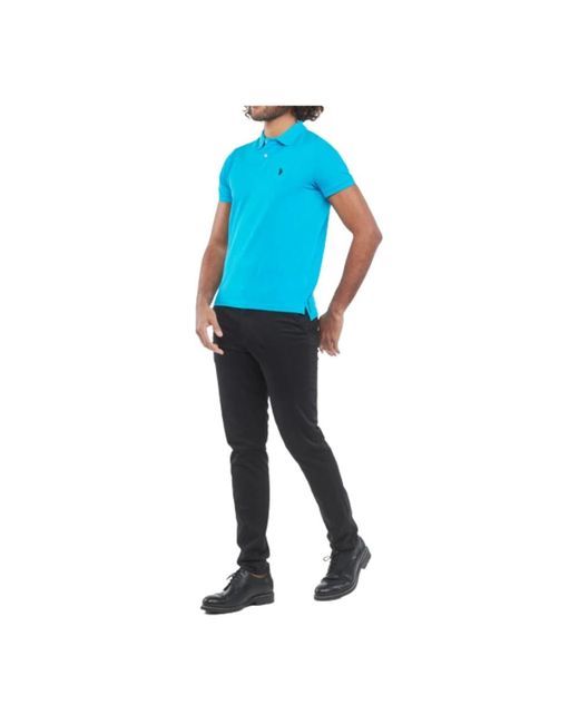 U.S. POLO ASSN. Blue Polo Shirts for men