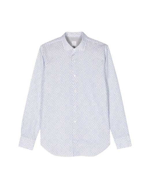 Eleventy White Casual Shirts for men