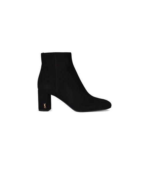 Shoes > boots > heeled boots Saint Laurent en coloris Black