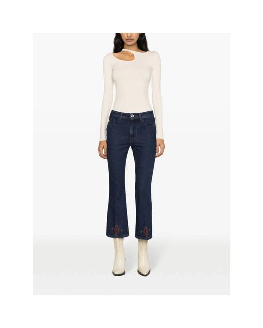 Jacob Cohen Blue Flare Jeans