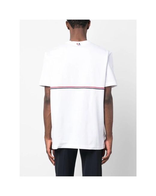 Thom Browne Tops ,Wit ,Katoen T-Shirts in het White voor heren