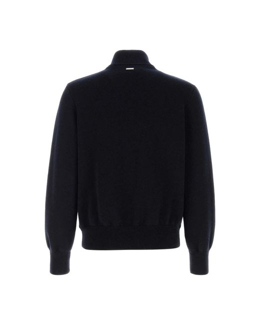 Ferragamo Blue Bomber Jackets for men