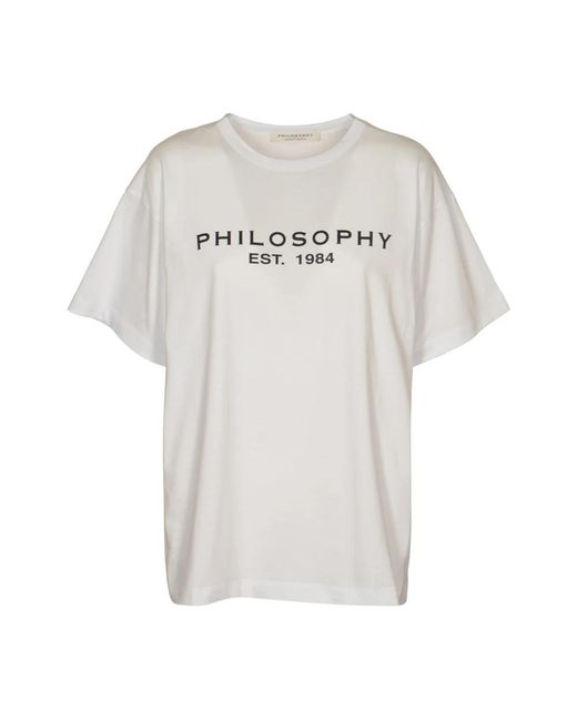 Philosophy Di Lorenzo Serafini White Weiße t-shirts und polos