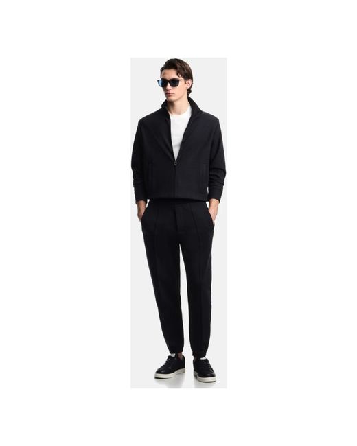 Emporio Armani Blue Zip-Throughs for men