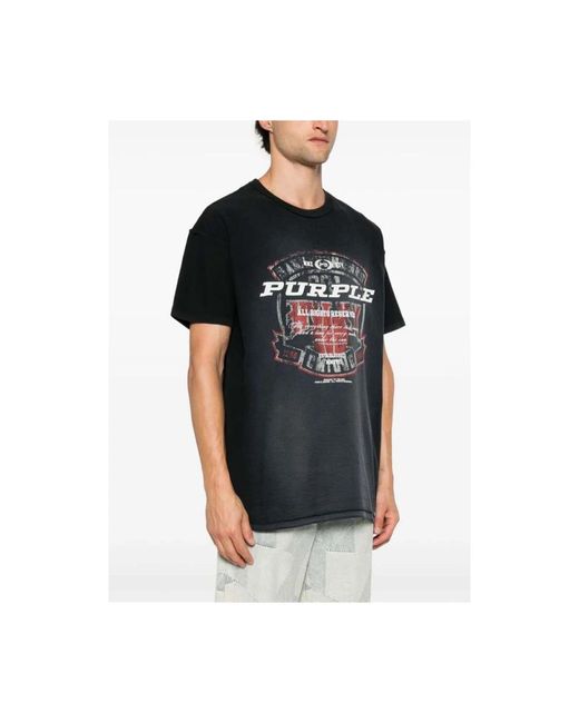 Purple Brand Black T-Shirts for men