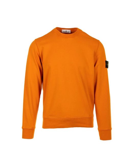 Stone Island Orange Sweatshirts for men