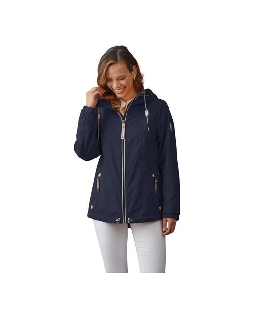 Junge Jassen ,Blauw ,Moderne Fit Jas Met Capuchon in het Blue