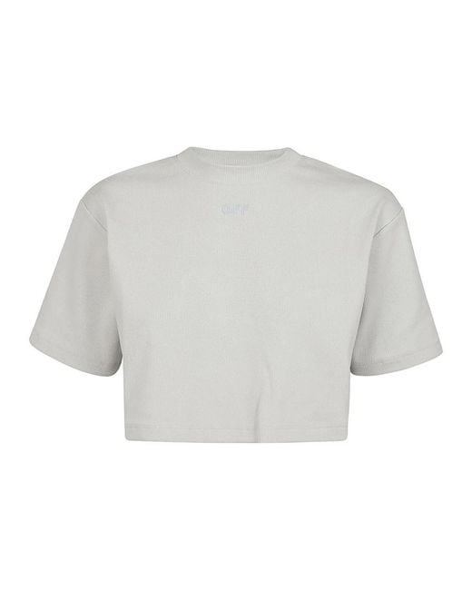 Off-White c/o Virgil Abloh Gray T-Shirts