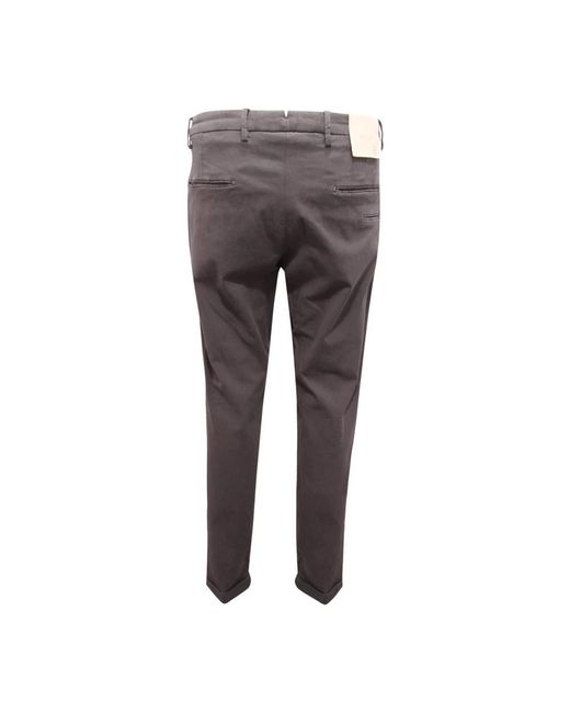 BRIGLIA Gray Chinos for men