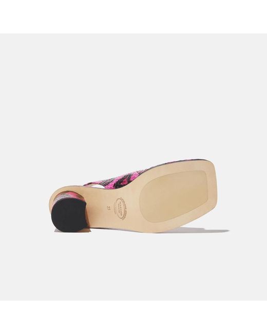 Scarosso Pink High Heel Sandals