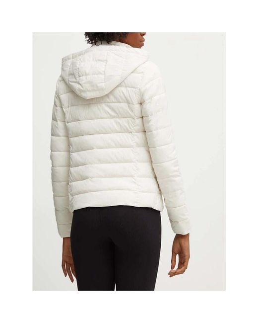 Guess White Gefütterte steppjacke