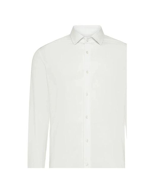 Cruna White Casual Shirts for men