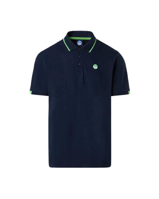North Sails Blue Polo Shirts for men