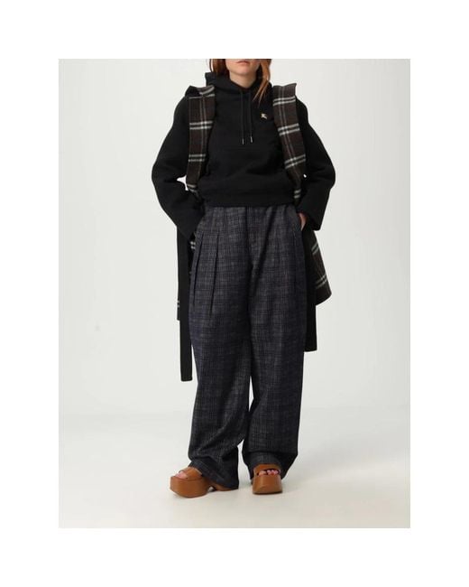 Belted Coats Burberry de color Black