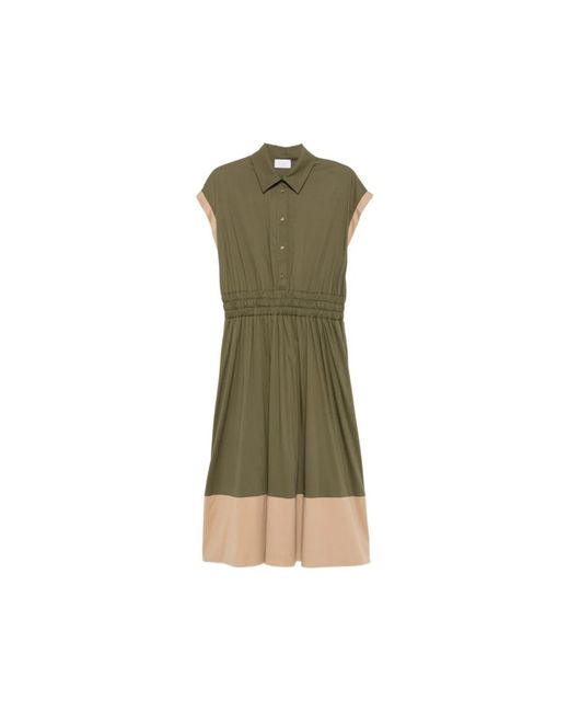 Midi Dresses Clips de color Green