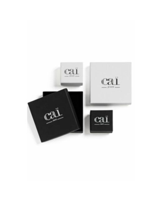 Caï Zilveren Armband Met Lachend Gezicht in het Metallic