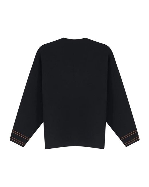 Max Mara Blue V-Neck Knitwear
