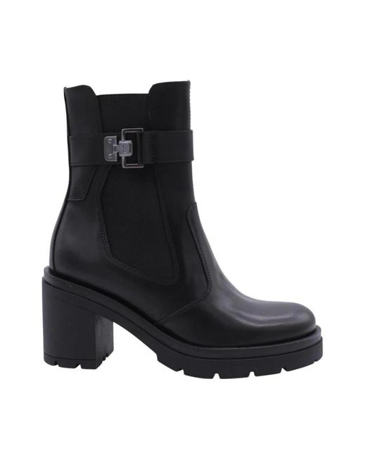 Nero Giardini Black Heeled Boots