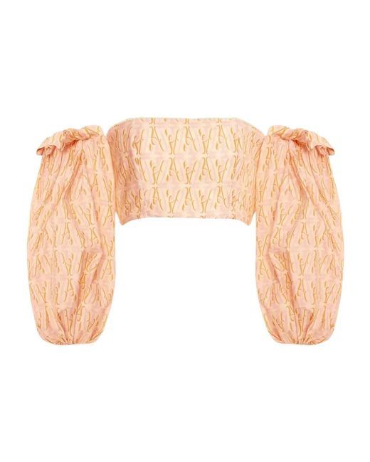 Blouses Agua Bendita en coloris Pink