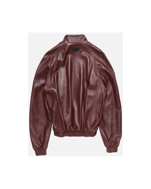 Acne Brown Leather Jackets for men