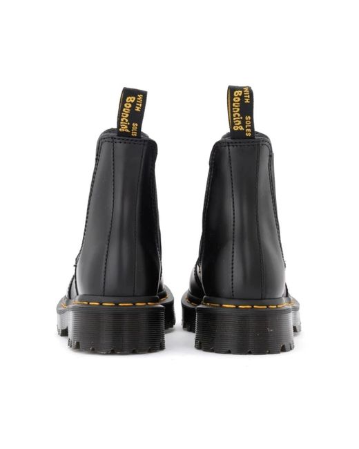 Dr. Martens Black 2976 Smooth Leather Mono Boots
