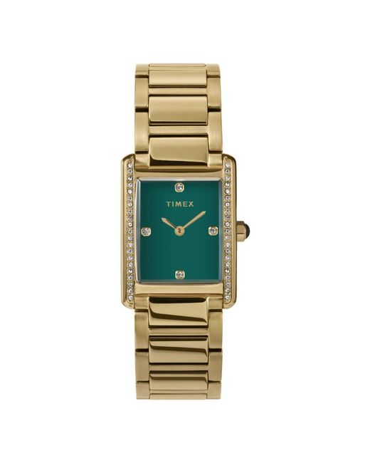 Timex Accessoires ,Geel ,Dameshorloge Hailey in het Metallic