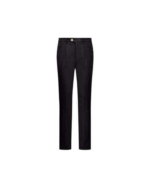 Brunello Cucinelli Black Suit Trousers for men