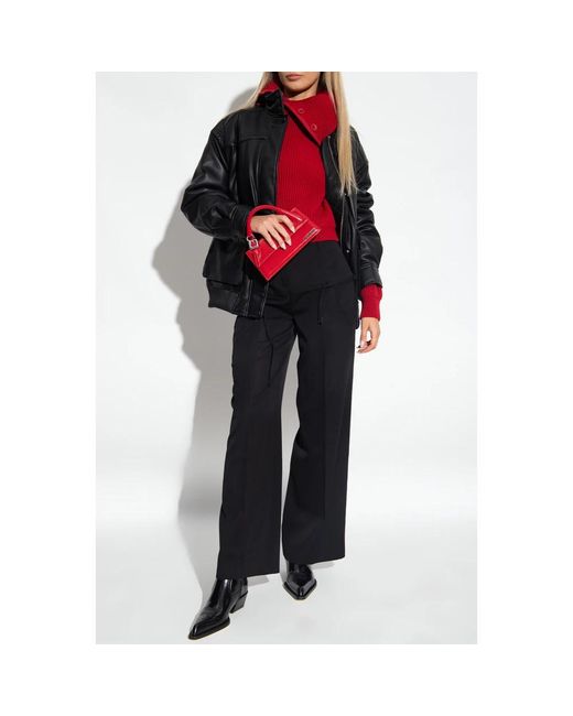 Jacquemus Black Straight Trousers