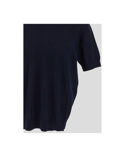 Lardini Crew Neck T-Shirt in Blue für Herren