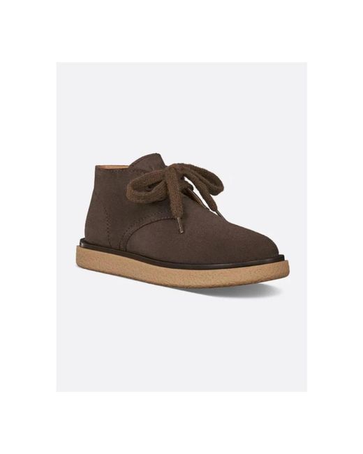 Dior Brown Lace-Up Boots for men