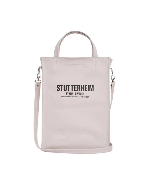 Tote Bags di Stutterheim in White