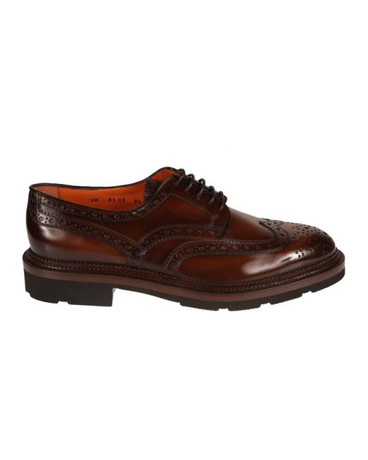 Santoni Emil Derbies in het Brown voor heren