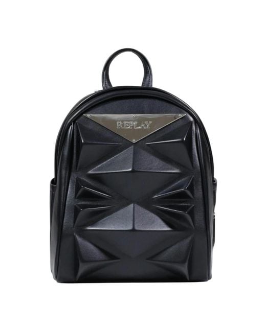Replay Black Backpacks