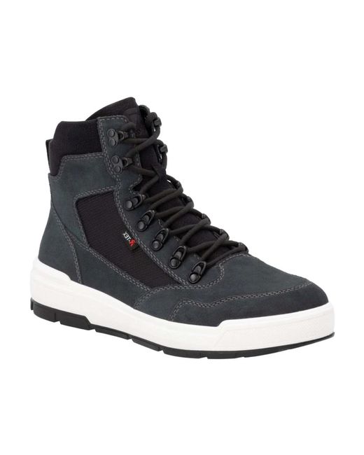 Rieker Black Lace-Up Boots for men