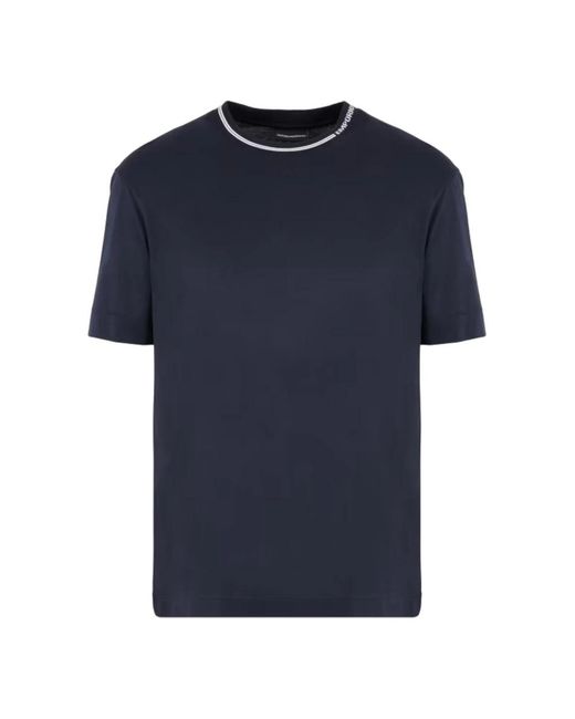 Emporio Armani Blue T-Shirts for men