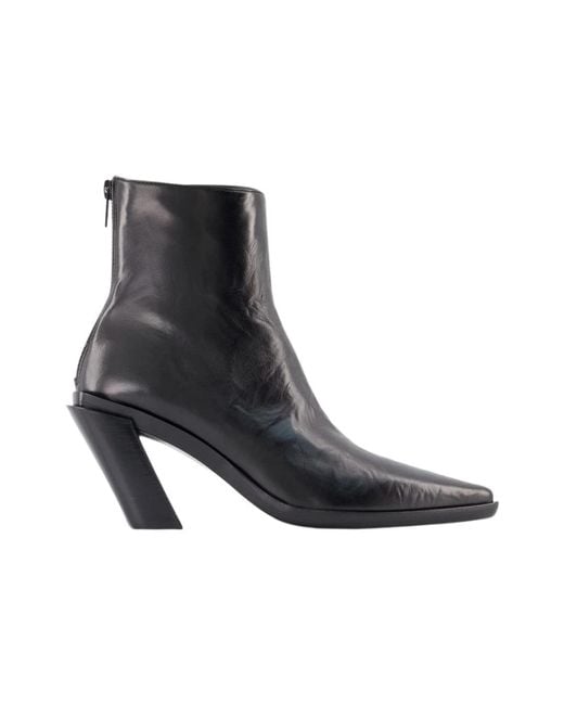 Ann Demeulemeester Black Florentine Ankle Boots