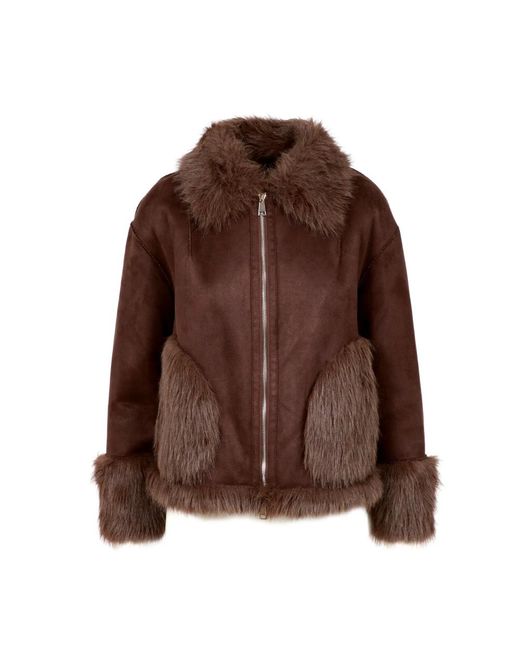Betta Corradi Faux Fur & Shearling Jackets in het Brown