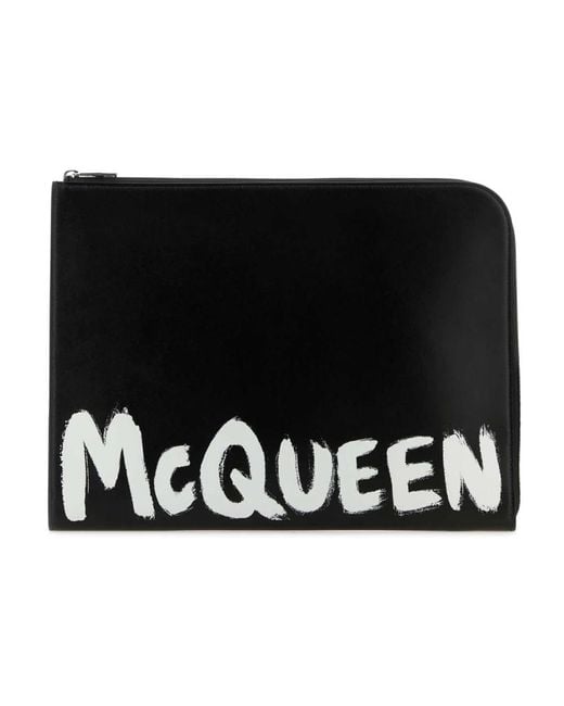 McQueen Black Wallets & Cardholders for men