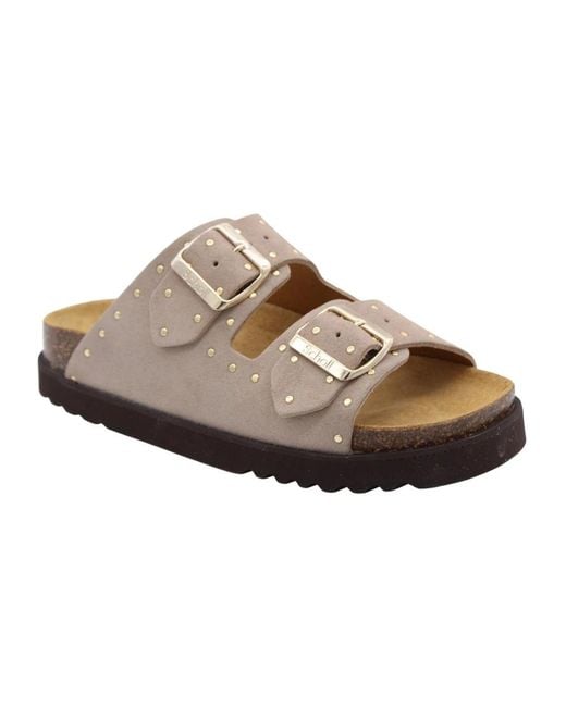 Scholl Brown Sliders