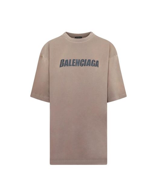 Balenciaga Natural Grünes noos t-shirt bekleidung