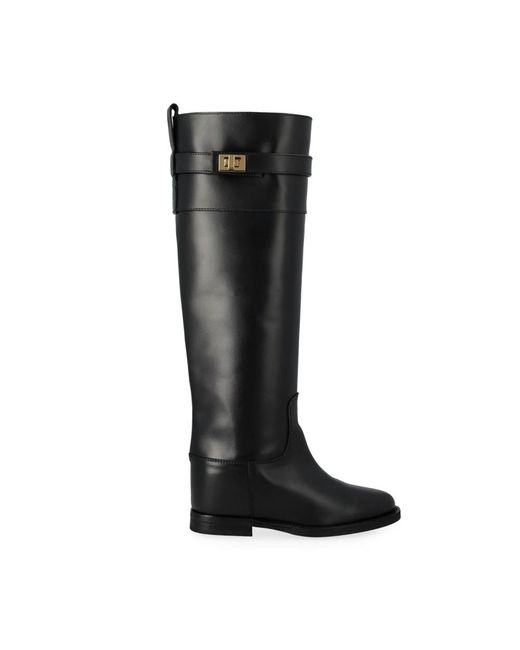 Via Roma 15 Black High Boots