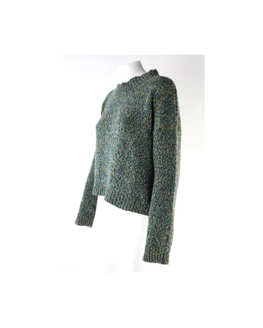Round-Neck Knitwear Roberto Collina en coloris Green