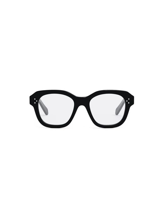 Céline Black Square Frame Glasses
