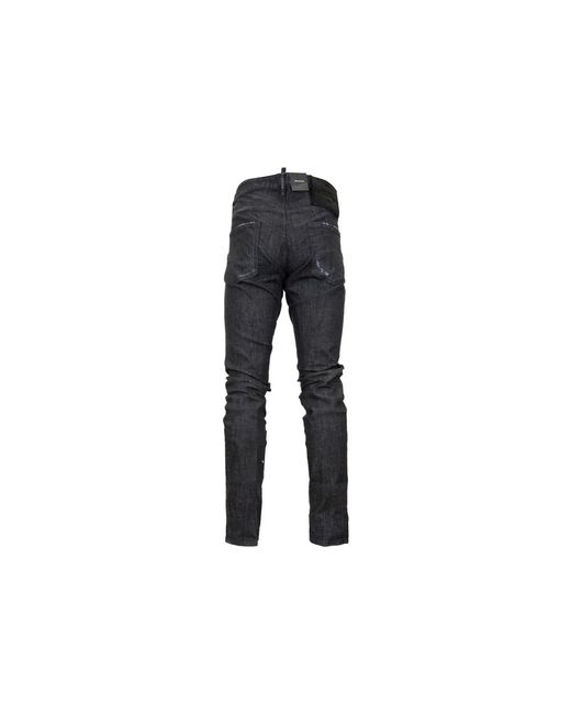 DSquared² Gray Slim Fit Jeans for men