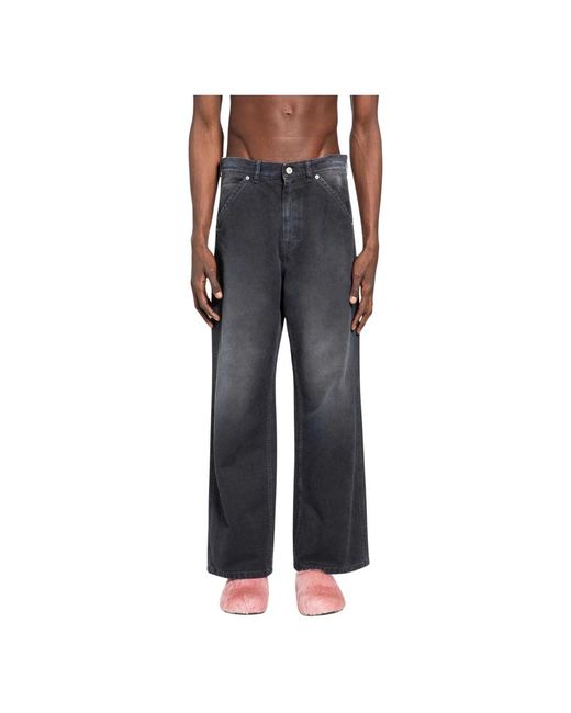 Marni Black Wide Jeans for men