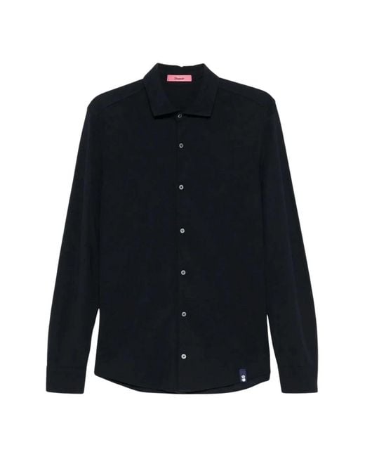 Drumohr Blue Casual Shirts for men