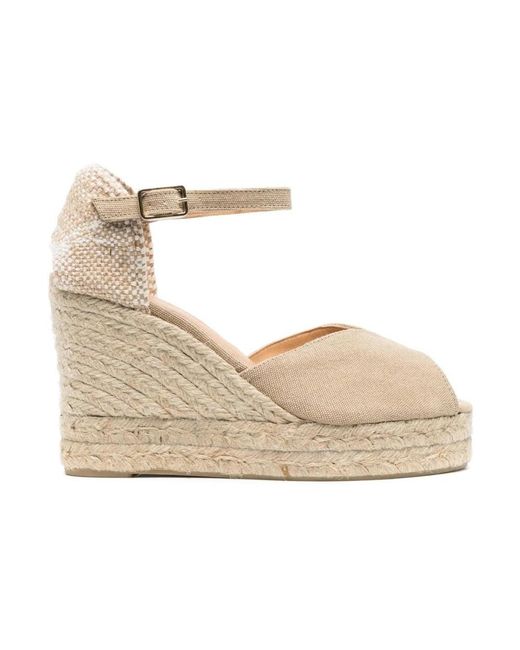 Castaner Metallic Wedges