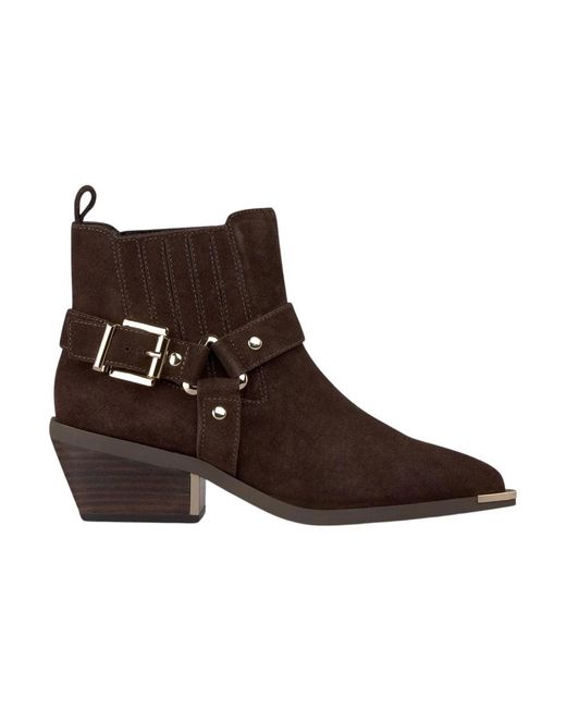 Alma En Pena. Brown Cowboy & Biker Boots